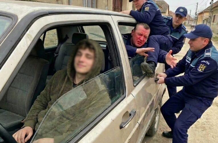 Tânăr fără permis, din Sibiu, a furat o mașină de Revelion și s-a plimbat cu ea două luni. Poliția l-a prins abia acum